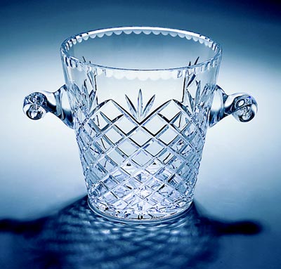 Sensational Crystal Ice Bucket/Wine Cooler--Engravable ($135)
