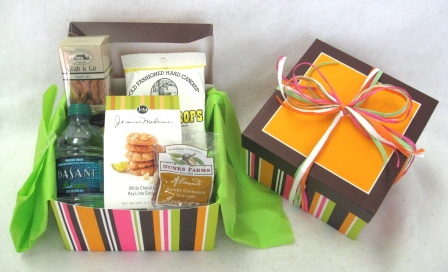 Sensational Welcome Box--Striped ($22)
