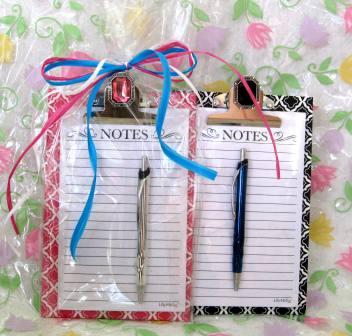 Sensational Jeweled Clipboard & Pen Set ($15.00-$$22.00)
