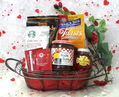 Sensational Valentine's Day Breakfast Basket ($75)