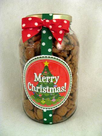 Merry Christmas Nam's Bits XLG Cookie Jar  NEW for 2009!! ($37)