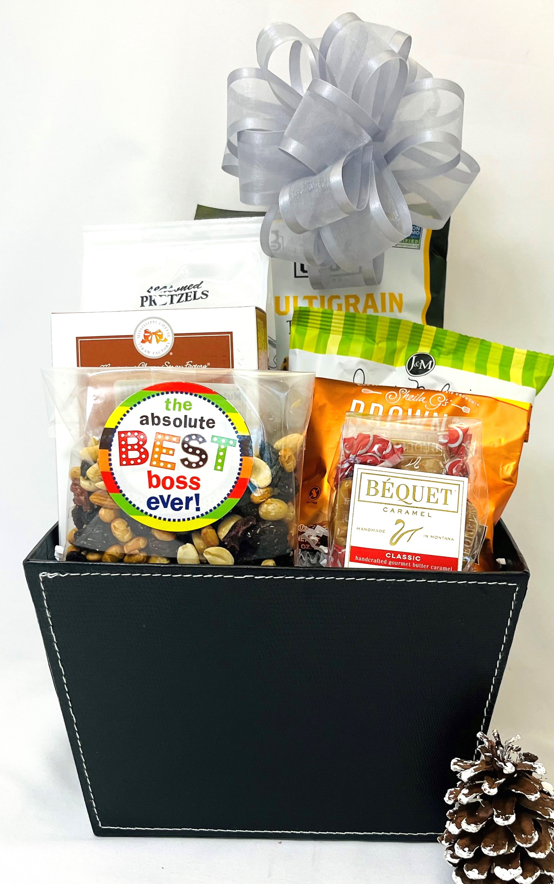 Sensational Boss's Day Favorite Snacks ($50-$85) (With Opt. Gluten-Free  Snacks): Sensational Baskets